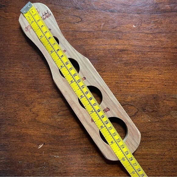 Artisan Hand Crafted “Dosa Spaghetti” Spaghetti Portion Measure Wood - Picture 6 of 7